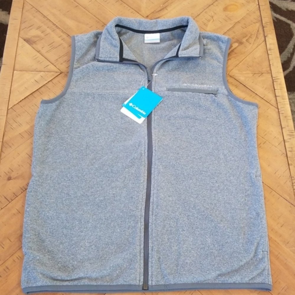🆕️ Men's Columbia Vest (Graphite Heather) - Picture 5 of 9